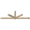 Ekena Millwork Kennewick Rough Sawn Timber Gable Bracket, Douglas Fir, 96"W x 32"H x 4"D x 4"F, 8/12 Pitch GBW096X32X0404KEN00RDF - alternate 3